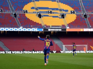 Lamine Yamal marcó por primera vez en el Camp Nou