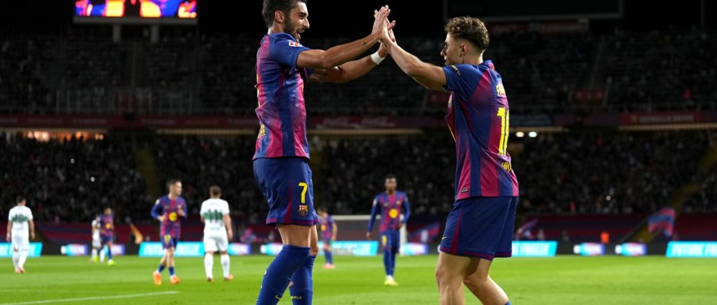 Barcelona volvió al triunfo superando a Elche