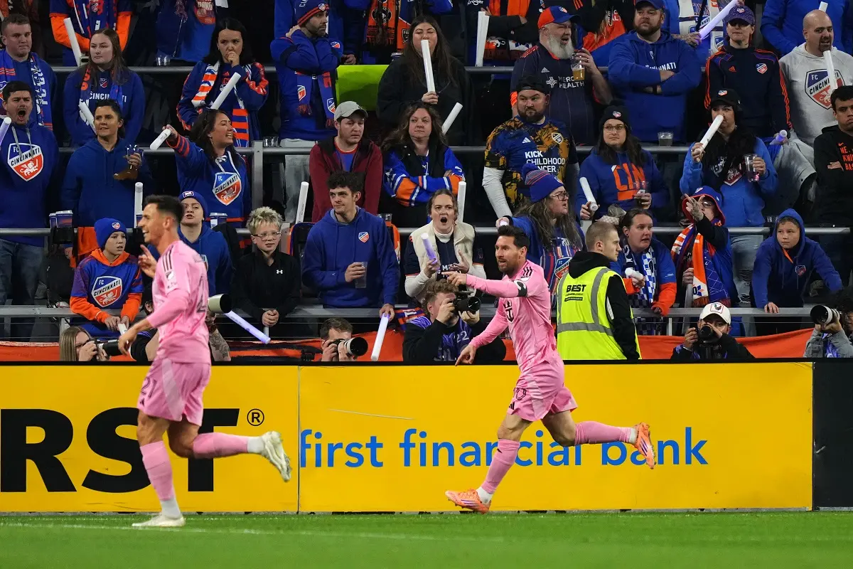 Lionel Messi diseñó tres asistencias y un gol en la goleada de Inter Miami sobre Cincinnati