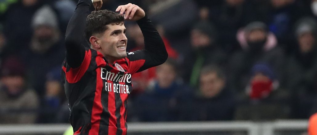 Milán abrió el derbi con gol de Christian Pulisic