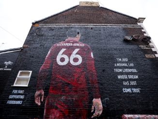 Los Reds le pusieron "rata" al ex jugador del club hoy en Real Madrid. Hinchas de Liverpool vandalizaron el mural de Alexander-Arnold