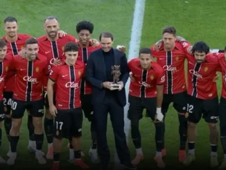 Rafael Nadal fue homenajeado por el Mallorca con la nueva dintinción, el Dimoni D´Honor