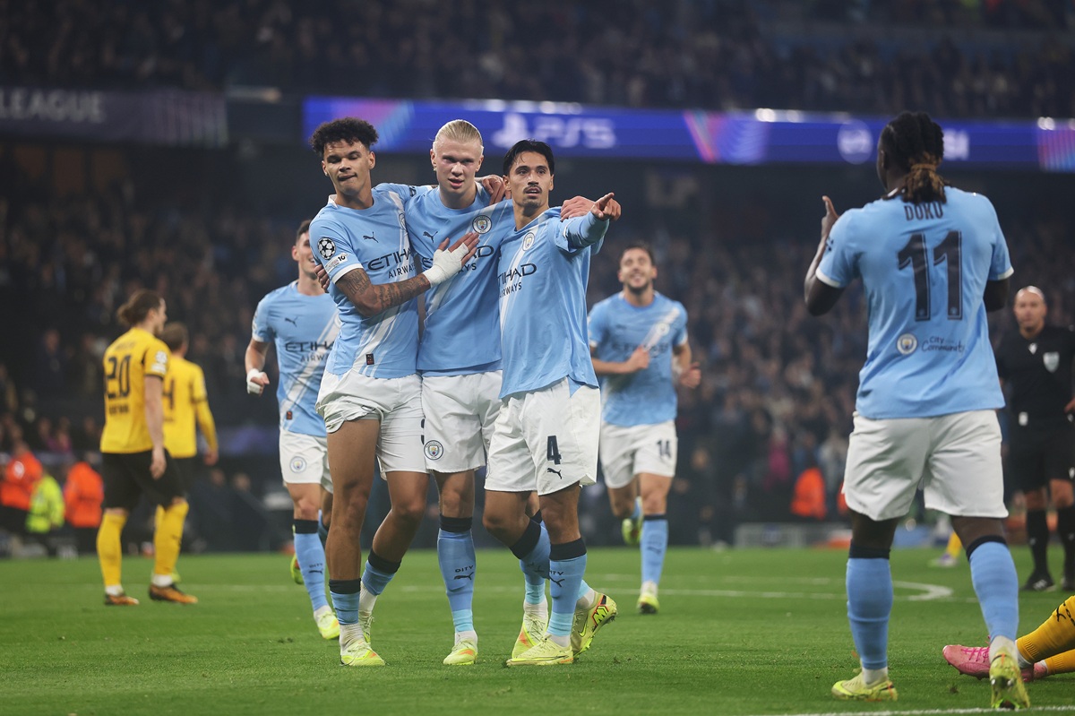Manchester City goleó a Borussia Dortmund para afianzarse en Champions League