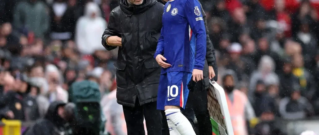 manchester-united-v-chelsea-premier-league Insólito: Cole Palmer se lesionó en su casa y estará ausente en Chelsea por Premier y Champions