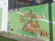 Escrachan un mural del Dibu Martínez en Morón tras el escándalo en Madryn