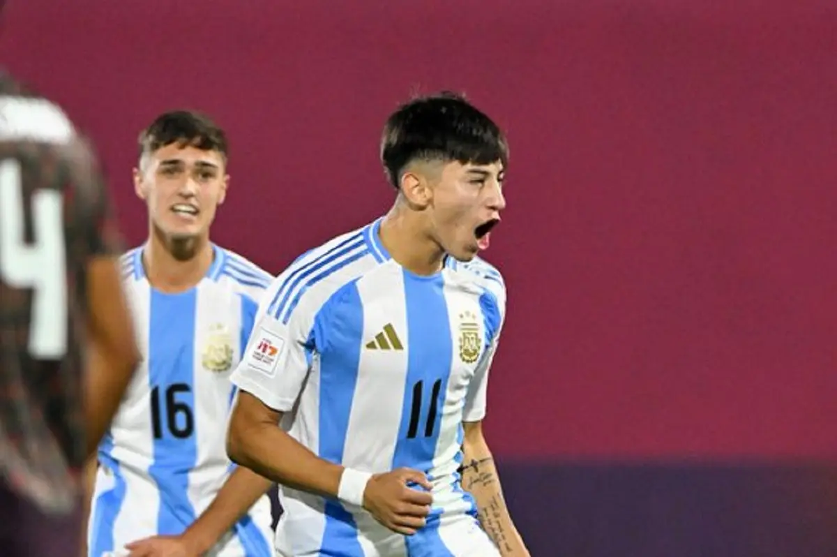 Ramiro Tulián recreó el golazo de Enzo Fernández de Argentina a México en el Mundial Sub 17