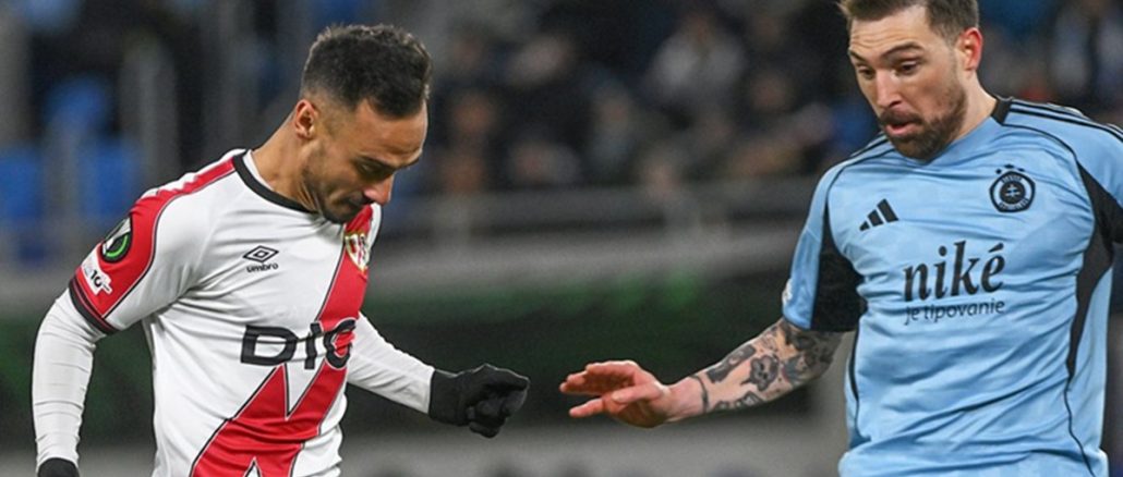 Rayo Vallecano cayó ante Slovan Bratislava
