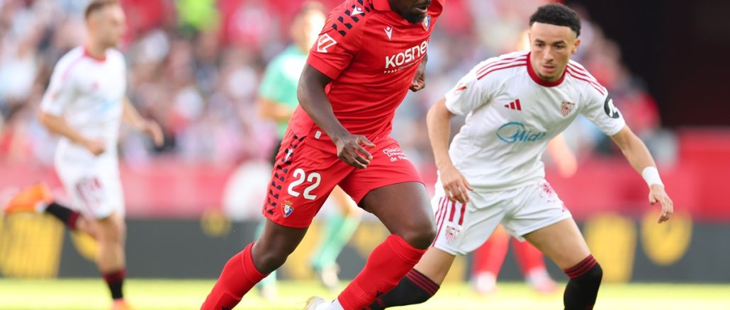 Sevilla 1 vs Osasuna 0 Los Blanquirrojos ganaron con gol de Ruben Vargas de penal. Sevilla cortó su racha adversa y le ganó a Osasuna por 1 a 0