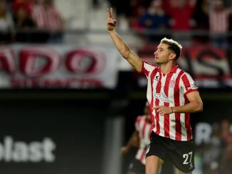 Lucas Alario empató la final y da esperanza a Estudiantes