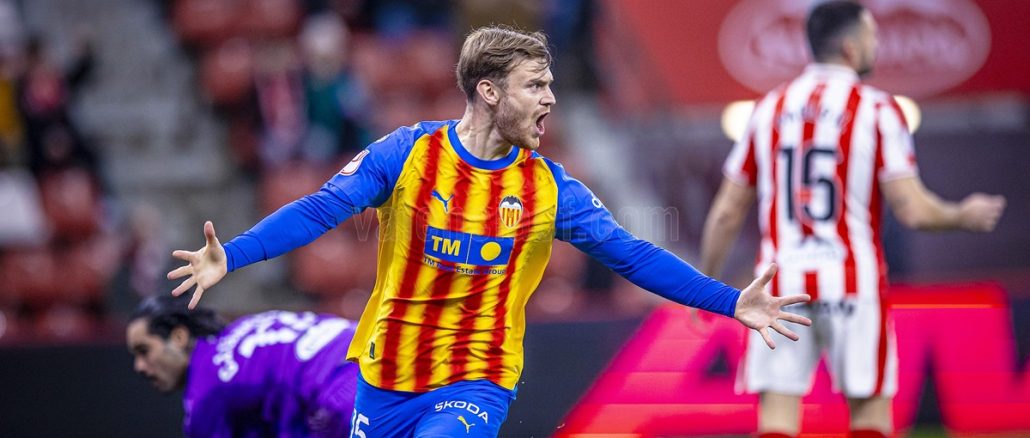 En diciembre ya le marcó a Cartagena, Atlético Madrid y Sporting Gijón. Lucas Beltrán sigue encendido en Valencia con 3 goles en 4 partidos