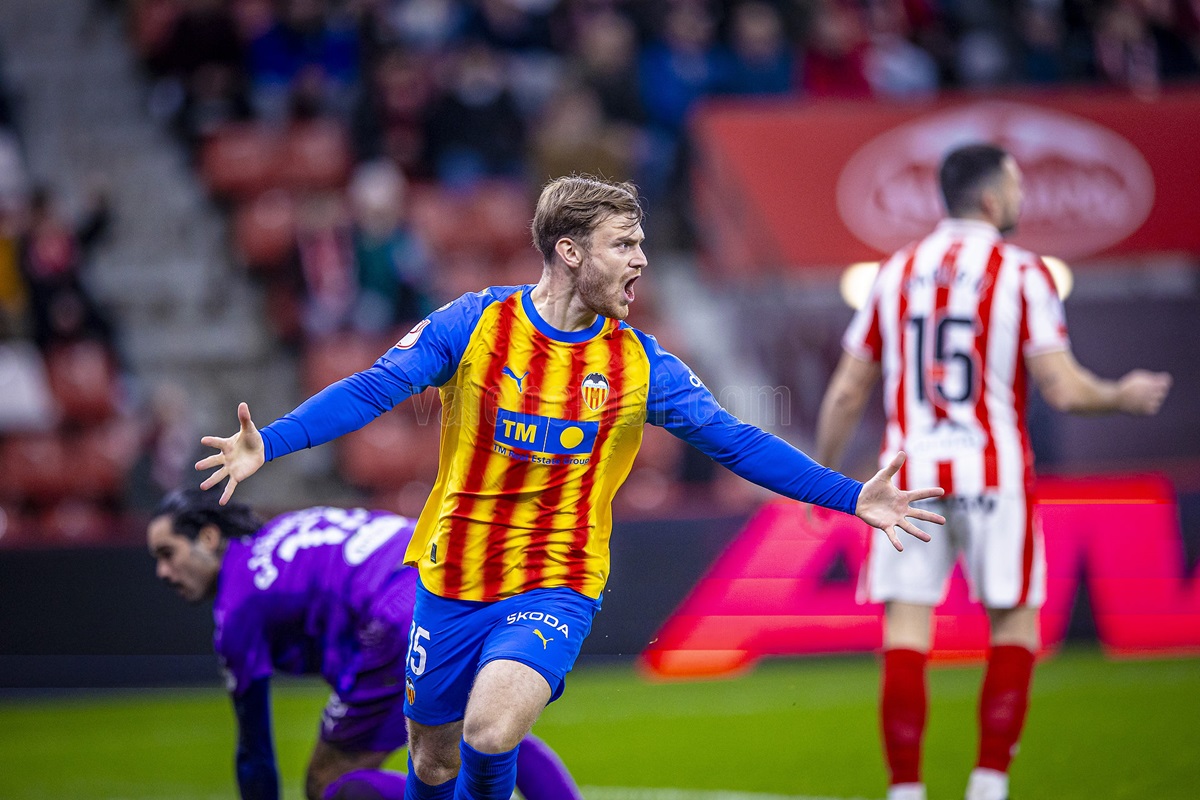 En diciembre ya le marcó a Cartagena, Atlético Madrid y Sporting Gijón. Lucas Beltrán sigue encendido en Valencia con 3 goles en 4 partidos