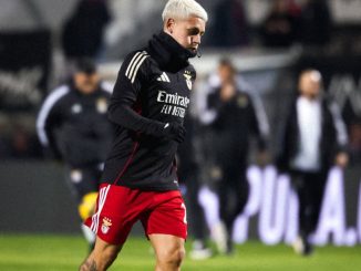 Gianluca Prestianni fue titular en Benfica