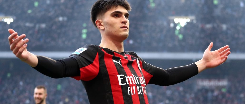 Davide Bartesaghi con Milan Davide Bartesaghi hizo historia con Milan