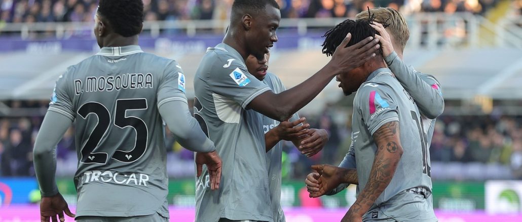 Hellas Verona venció a Fiorentina Fiorentina lucha por no descender en Serie A