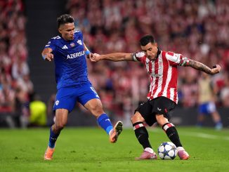 Ya le había marcado uno a Benfica en septiembre con Qarabag y hoy al Ajax. Segundo gol del colombiano Camilo Durán en Champions League