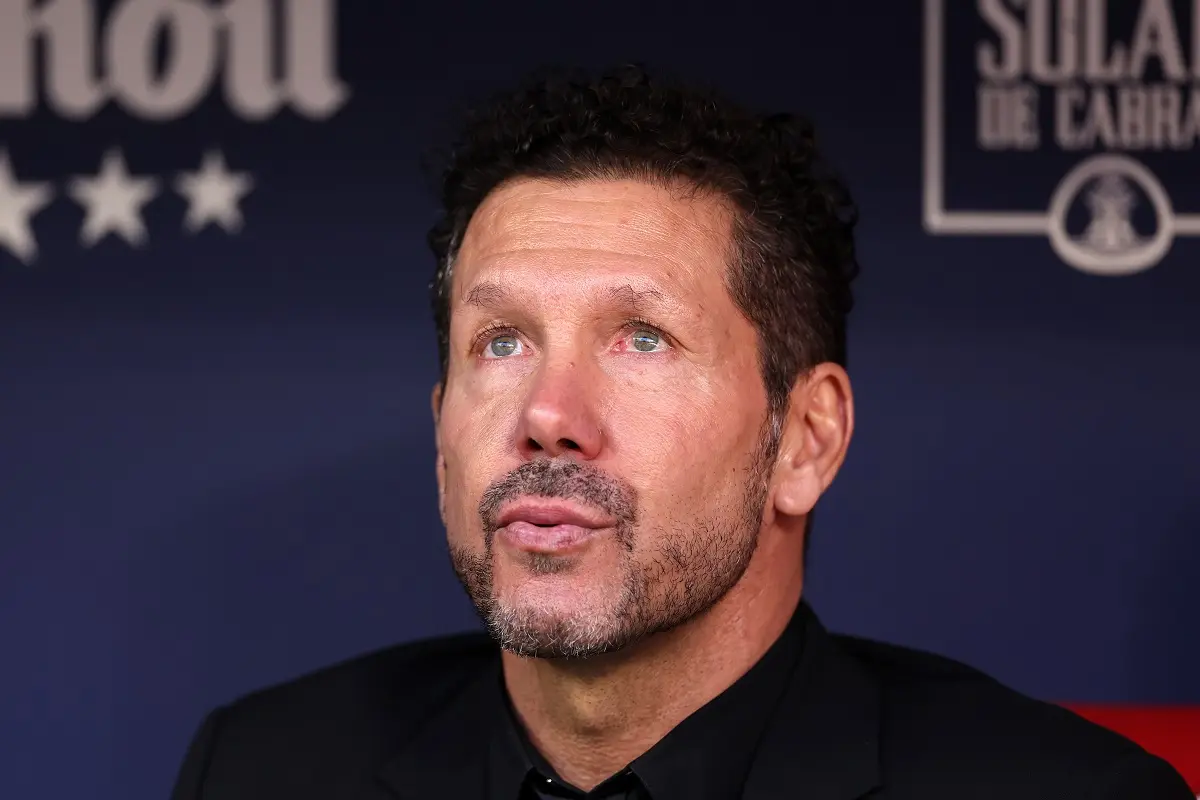 Diego Simeone: "Veo al Barcelona y al Real Madrid y con el 100% no alcanza para pelear"