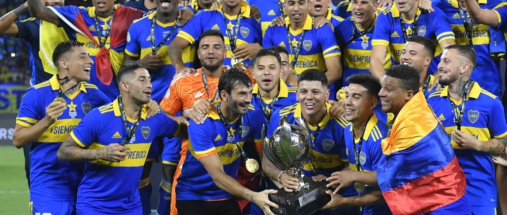 Boca celebrando su título ante Patronato Boca cumplirá tres años sin títulos