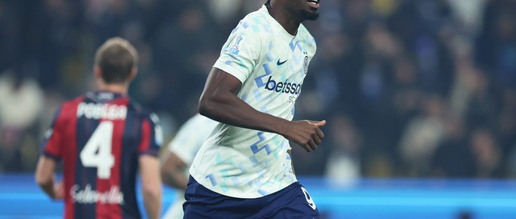 Un minuto y doce necesitó el francés para marcar en la Supercopa de Italia. Inter necesitó 72 segundos para abrir la cuenta ante Bologna