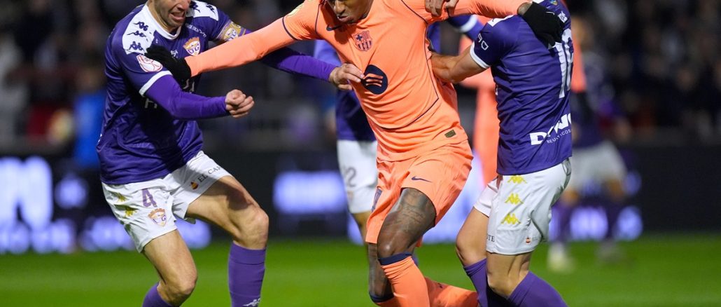 El Blaugrana no puede con los Morados en Castilla-La Mancha por Copa del Rey. Barcelona no puede con Guadalajara: 0 a 0 al descanso