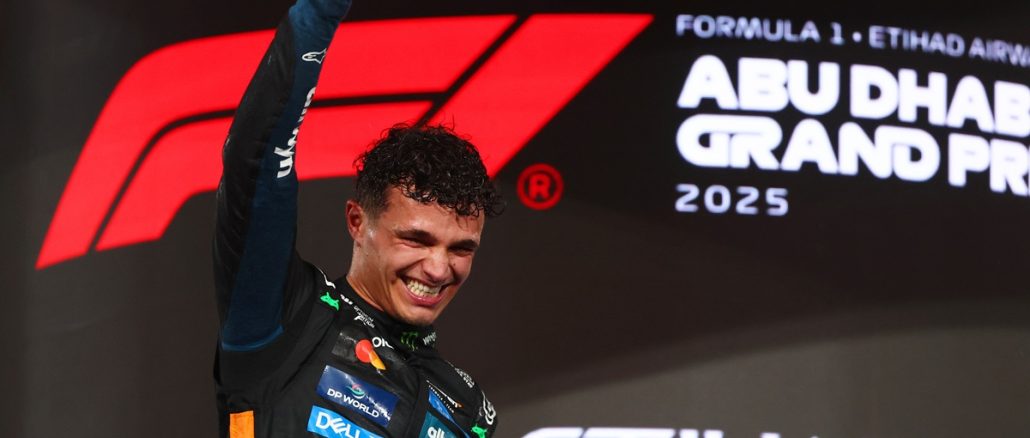 Lando Norris es el nuevo campeón mundial de Fórmula 1