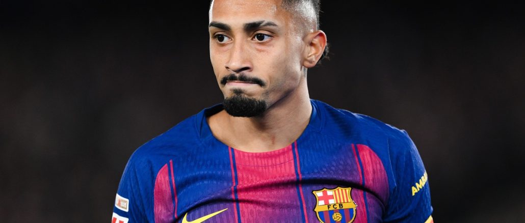 Raphinha sigue fino para el gol en Barcelona