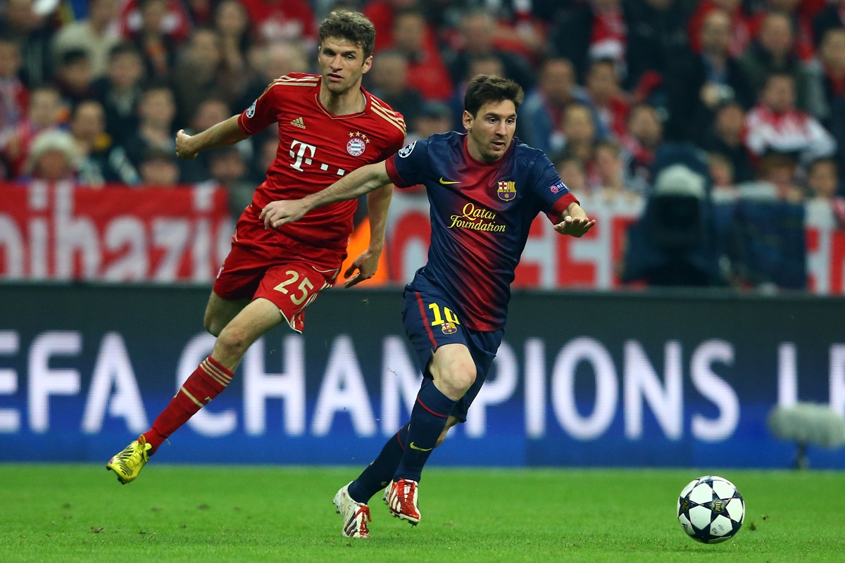 Lionel Messi enfrenta a su bestia negra Thomas Müller