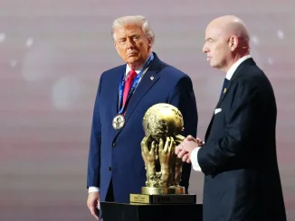 Donald Trump recibió el premio de la Paz de la FIFA en el sorteo del Mundial 2026
