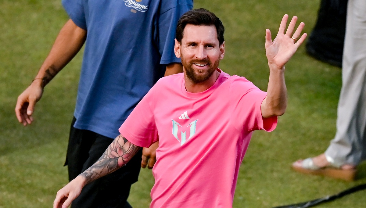 Lionel Messi puso fin a su gira por la India