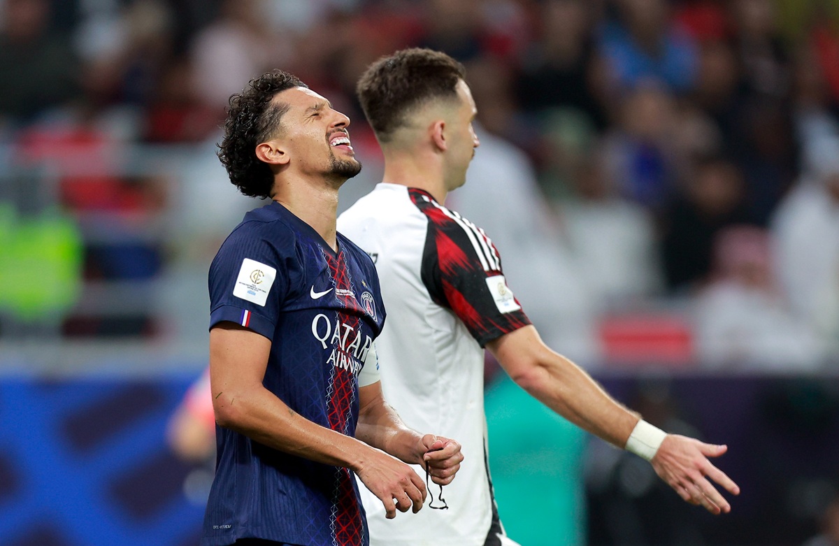 Increíble fallo de Marquinhos en PSG vs Flamengo