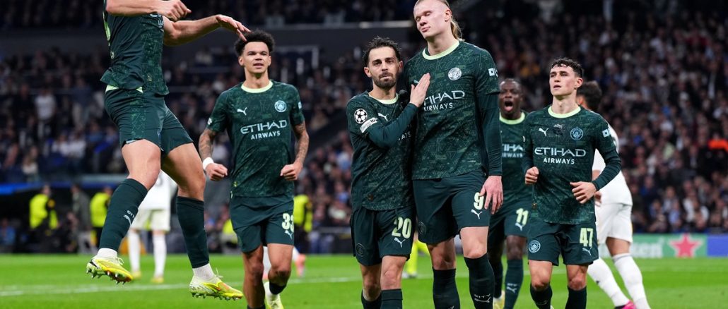 Real Madrid 1 vs Manchester City 2 Los de Pep Guardiola se impusieron por 2 a 1 en el Bernabéu. Manchester City le dio otro golpe a Real Madrid y le ganó por Champions