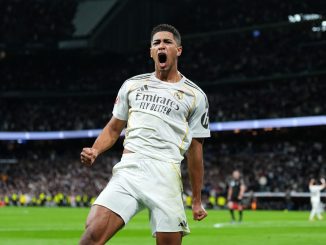 El inglés puso de cabeza el 1 a 0 ante Sevilla. Jude Bellingham llegó a los 43 goles en Real Madrid e igualó a Luka Modric