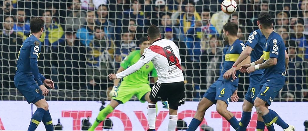 Gol de Juan Fernando Quintero a Boca Juniors en Madrid La gloria eterna de River cumple siete años