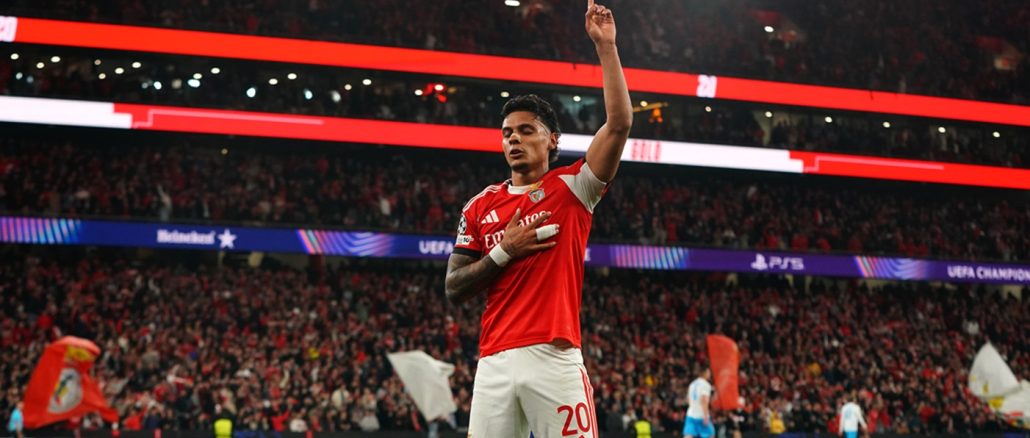 Richard Ríos convirtió por primera vez en Champions League