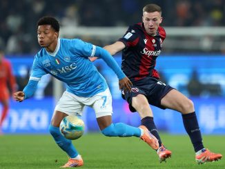 Fue por 2 a 0 con un doblete de David Neres en Arabia Saudita. Napoli derrotó a Bologna y ganó su tercera Supercopa de Italia