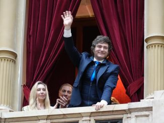 Javier Milei celebró el título de Estudiantes