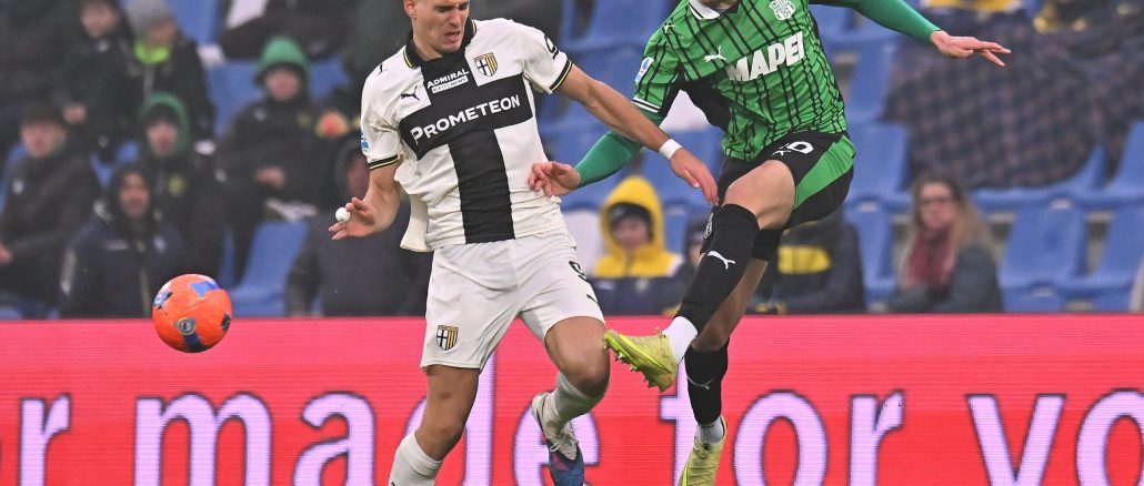 Mateo Pellegrino rescató un punto para Parma ante Sassuolo Mateo Pellegrino rescató un punto para Parma ante Sassuolo