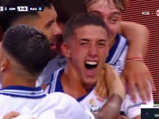 Nicolás Barros Schelotto debutó en redes con gol olímpico