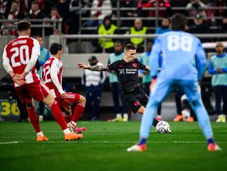 Fue triunfo local en El Pireo por 2 a 0 para complicar la grilla. Olympiacos volvió a ganar y dejó en llamas al Leverkusen