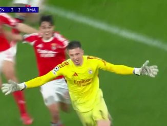 El arquero Trubin metió el gol de la clasificación de Benfica en Champions