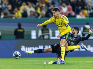 Fue triunfo amarillo por 1 a 0 y con gol en contra. Al Nassr, con Cristiano de titular, ganó y descontó puntos a Al-Hilal