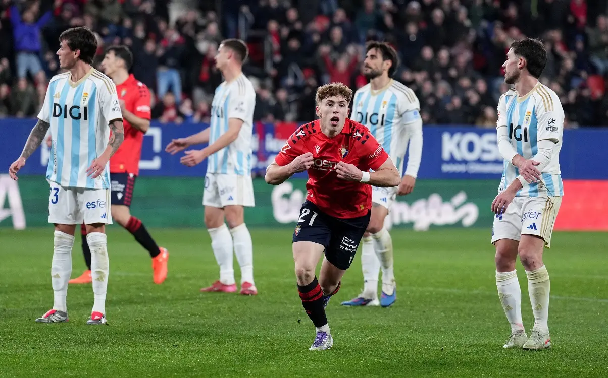 Osasuna le ganó en la agonía al Real Oviedo que sigue último en La Liga