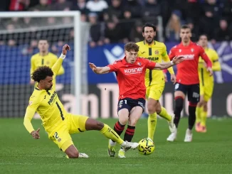 Osasuna y Villarreal entregaron un entretenido empate por 2-2 en La Liga