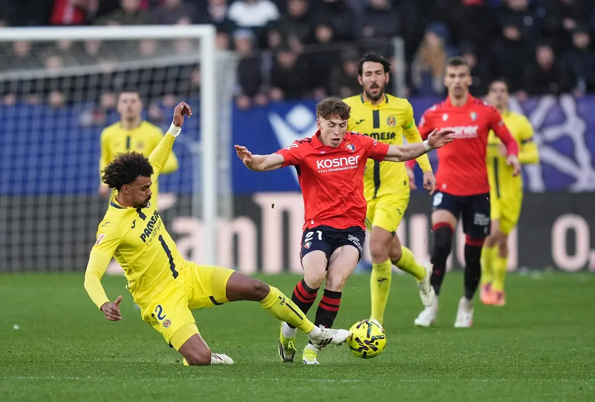 Osasuna y Villarreal entregaron un entretenido empate por 2-2 en La Liga