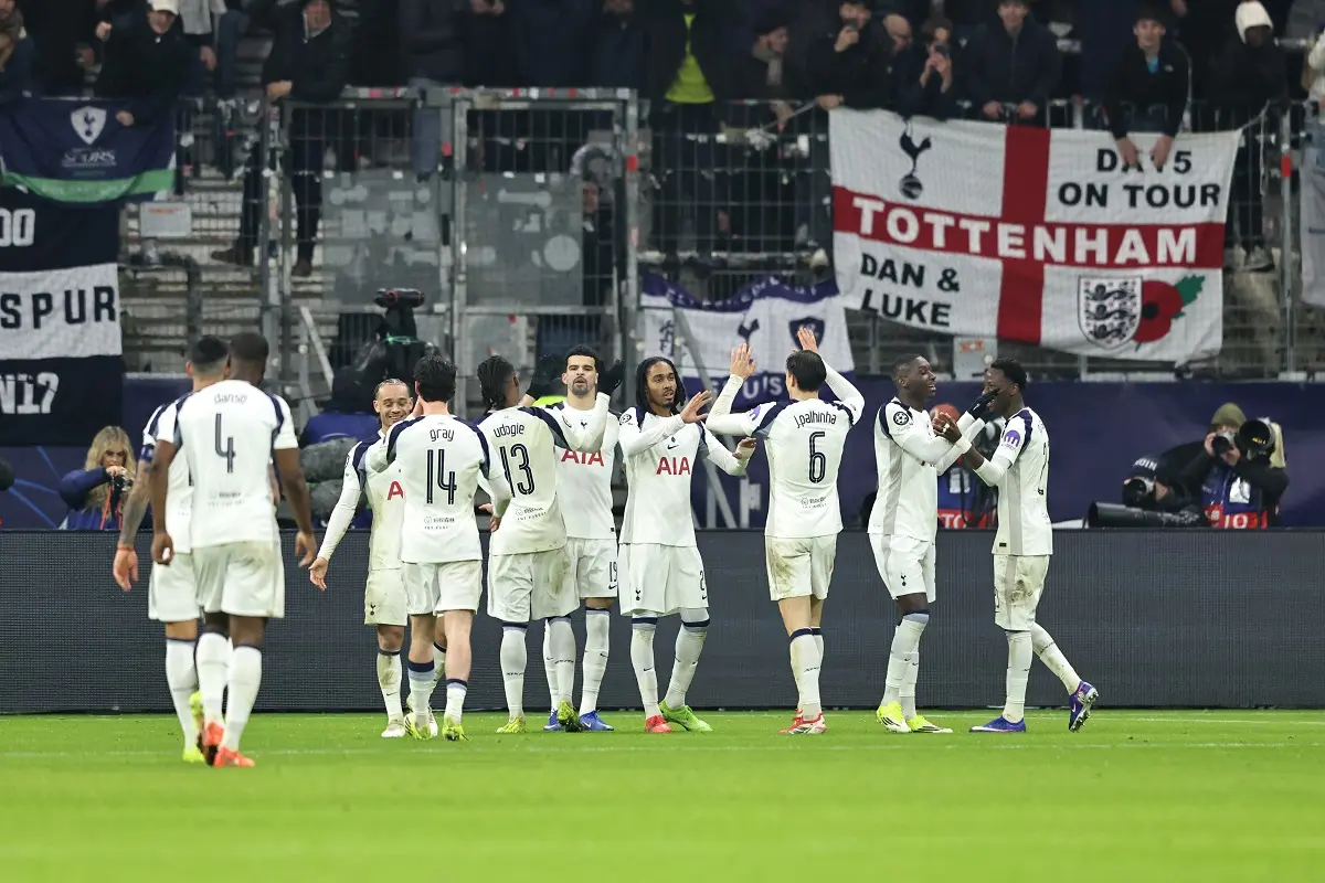 Tottenham eliminó al Eintracht Frankfurt y quedó entre los ocho mejores de la Champions League