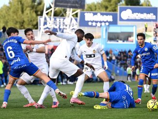 Fue 1 a 0 para los Chés con gol de José Luis Gayá. Valencia despertó y derrotó a Getafe para salir del descenso