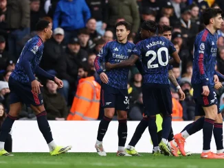 Martín Zubimendi anotó su primer gol en 2026 y le da alivio al Arsenal ante el Leeds