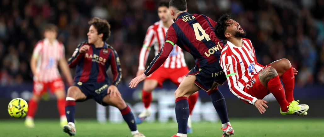 Fue 0 a 0 entre los Granotas y el Colchonero por La Liga. Atlético Madrid no pudo con Levante y dejó dos puntos de oro