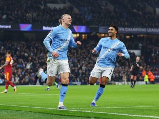El noruego llevaba 5 juegos sin convertir con Manchester City. Haaland cortó la sequía y lleva 56 goles en 56 partidos de Champions