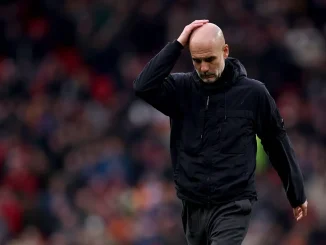 Guardiola, irónico: "Sé que es un desastre que el Manchester City tenga 13 puntos en Champions"