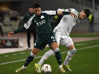 Los griegos jugarán playoffs de Europa League. Hubo gol de Taborda. Roma empató con Panathinaikos y avanzó por la ventana a octavos